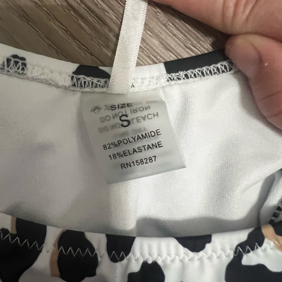 Fashion Nova Leopard Print Bikini Bathing Suit Sz Small - Picture 3 of 4